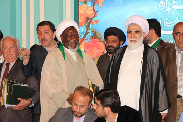 sheikh zakzaky honoured in Mashad