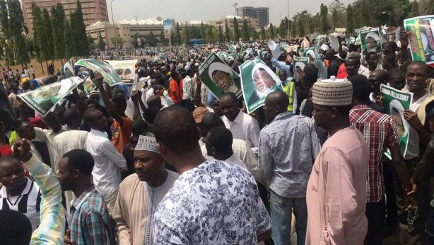  concerned nigeria free zakzaky protest in abuja on 21 feb 