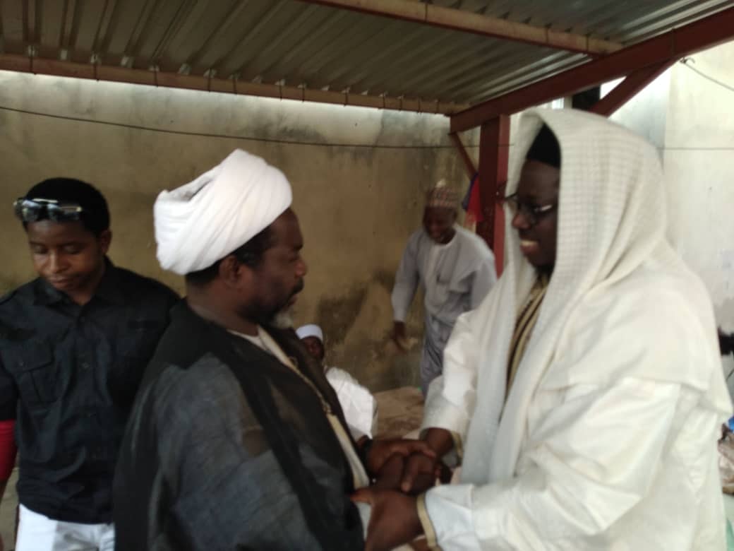  condoelence visit to Shk Aminu daurawa in Kano
