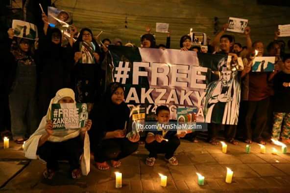 free zakzaky protest Thailand