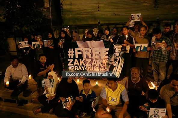 free zakzaky protest Thailand