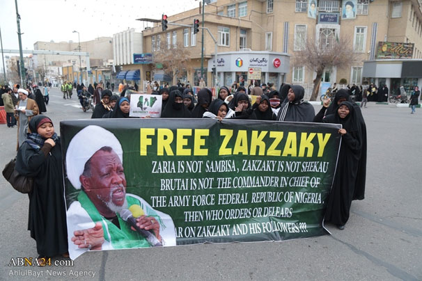 free zakzaky protest Iran