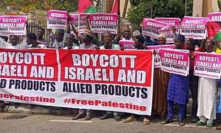 Gaza Genocide: Boycott Israel Products Rally in Abuja